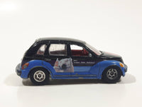 2003 Johnny Lightning Coca Cola Polar Bear 2001 Chrysler PT Cruiser Black and Blue Die Cast Toy Car Vehicle