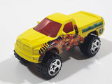 2003 Matchbox Nintendo Mario Kart 64 Donkey Kong 2003 Dodge Ram SRT-10 Truck Yellow Die Cast Toy Car Vehicle with Opening Hood