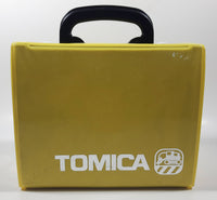 1999 Tomy Tomica Yellow Car Carrying Case Construction Play Set