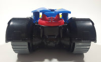 2015 Mattel Fisher Price Imaginext DC Comics  Super Friends Batman Batmobile 9 1/2" Long Black Plastic Toy Car Vehicle