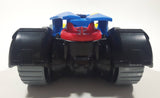 2015 Mattel Fisher Price Imaginext DC Comics  Super Friends Batman Batmobile 9 1/2" Long Black Plastic Toy Car Vehicle