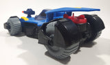 2015 Mattel Fisher Price Imaginext DC Comics  Super Friends Batman Batmobile 9 1/2" Long Black Plastic Toy Car Vehicle