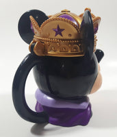 Vintage 1980s Ringling Bros. Barnum & Bailey Disney Mickey Mouse Royal Crown King 5 1/4" Tall Plastic Hinged Lid Mug Cup