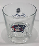 Rare Limited Release Crown Royal "NHL Rocks" Columbus Blue Jackets Hockey Team Clear Glass Whisky Cup