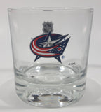 Rare Limited Release Crown Royal "NHL Rocks" Columbus Blue Jackets Hockey Team Clear Glass Whisky Cup