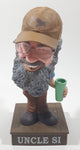 2013 A&E Television Funko Duck Dynasty Uncle Si Duck Commander Bobblehead 7 1/4" Tall Talking Toy Figure