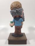 2013 A&E Television Funko Duck Dynasty Uncle Si Duck Commander Bobblehead 7 1/4" Tall Talking Toy Figure