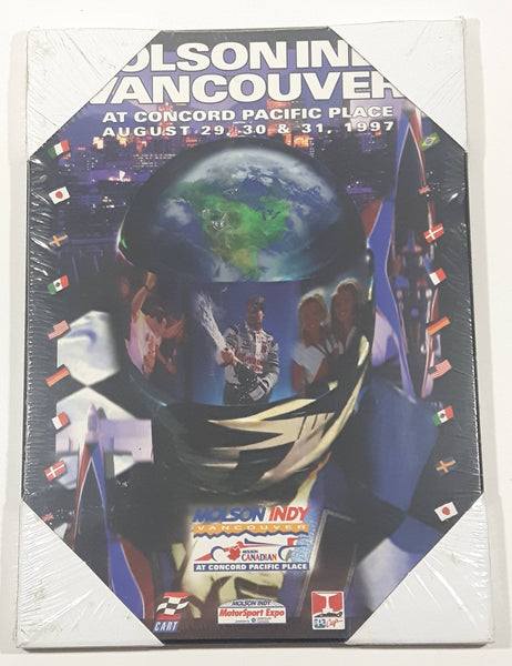 1997 Molson Indy Vancouver 8" x 11" Hardboard Plaque New in Packaging