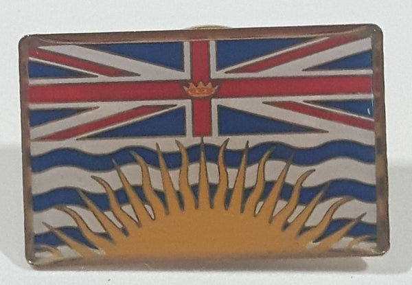 British Columbia, Canada Flag Themed Enamel Metal Lapel Pin Souvenir Travel Collectible