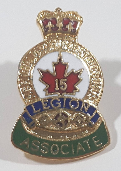 Canadian Royal Legion #15 Associate Enamel Metal Pin