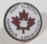 Port Alberni Harbour Commission Round Circular 3/4" Enamel Metal Pin