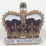 New Westminster, B.C. Crown Jewels Enamel Metal Lapel Pin Souvenir Travel Collectible