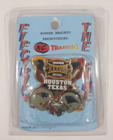 Super Bowl XXXVII Houston Texas Light Up Metal Lapel Pin New in package