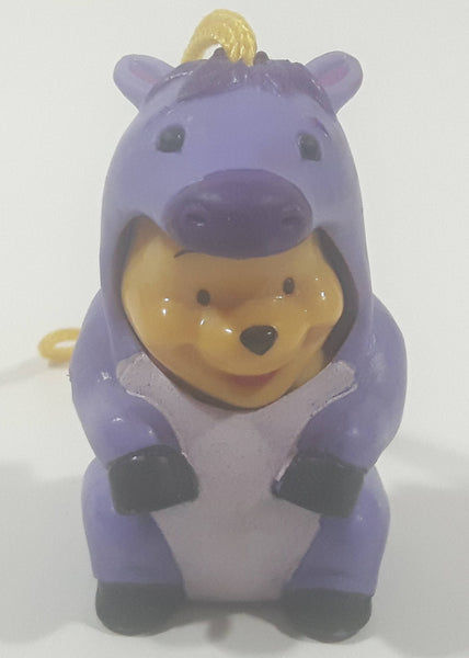 Disney Danglers Winnie The Pooh Dressed in Eeyore Costume 2 1/4" Tall Toy Figure