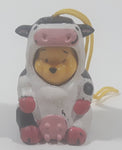 Disney Danglers Winnie The Pooh Dressed in a Cow Costume 2 1/4" Tall Toy Figure