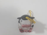 Disney Danglers Winnie The Pooh Dressed in a Cow Costume 2 1/4" Tall Toy Figure