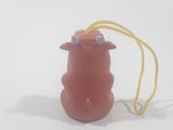 Disney Danglers Winnie The Pooh Dressed in a Red Bull Cow Costume 2 1/4" Tall Toy Figure