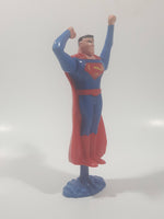 2017 Burger King WBEI DC Comics Justice League Superman Plastic Toy Figure 6 1/2" Tall