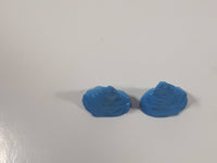 Disney Frozen Blue Trees 1 3/4" Tall Toy Accessory Set of 2