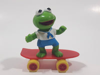 Vintage HA! The Muppets 1986 Baby Kermit The Frog Skateboarding Figurine McDonald's Happy Meal Toy