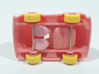 Vintage The Muppets 1986 Baby Miss Piggy and Pink Toy Car Vehicle McDonald's Happy Meal