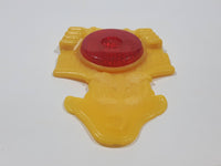 Rare Hard To Find 1993 McDonald's Captain Crunch Yellow Plastic Bicycle Spokes Bike Reflector