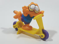 1989 McDonald's Garfield Scooter Rider 2" Tall Toy Figure