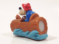 1995 Disney Disneyland 40th Anniversary Splash Mountain Brer Bear Log Ride Picture Viewer Plastic Toy Figure