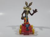 1989 McDonald's Warner Bros. Looney Tunes Wile E. Coyote & Roadrunner Train Handcar Toy Railroad Vehicle