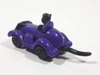 1991 DC Comics Cat Woman in Purple Plastic Toy Car Vehicle McDonald's Happy Meal