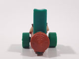 1993 McDonald's The Flintstones Barney Rubble Log Car Plastic Toy Vehicle 1 7/8" Long