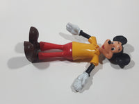 Vintage Brabo Walt Disney Productions Mickey Mouse Bendable Poseable 5" Tall Rubber Toy Figure