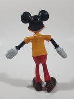 Vintage Brabo Walt Disney Productions Mickey Mouse Bendable Poseable 5" Tall Rubber Toy Figure