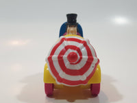1991 McDonald's Batman Returns Penguin in Umbrella Roto-Roadster Car 3" Long Plastic Toy Figure Vehicle