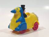 1991 McDonald's Batman Returns Penguin in Umbrella Roto-Roadster Car 3" Long Plastic Toy Figure Vehicle