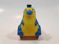 1991 McDonald's Batman Returns Penguin in Umbrella Roto-Roadster Car 3" Long Plastic Toy Figure Vehicle