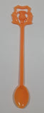 Vintage The Macdonald Lounge Edmonton Orange Plastic Drink Stir Stick Stirrer