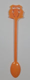 Vintage The Macdonald Lounge Edmonton Orange Plastic Drink Stir Stick Stirrer