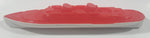 Rare Vintage Plasti Toy Steam Ship Red and White Plastic Toy Boat 7" Long