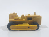 Vintage Majorette No. 287 Bulldozer Yellow Die Cast Toy Car Vehicle Missing Tracks, Roof, and Blade