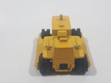 Vintage Majorette No. 287 Bulldozer Yellow Die Cast Toy Car Vehicle Missing Tracks, Roof, and Blade