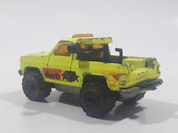Majorette No. 291 & No. 228 Depanneuse Truck 4WD Fluorescent Yellow Die Cast Toy Car Vehicle
