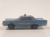 Vintage Majorette Plymouth Fury Police Blue 1/70 Scale Die Cast Toy Car Vehicle Made in France
