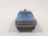 Vintage Majorette Plymouth Fury Police Blue 1/70 Scale Die Cast Toy Car Vehicle Made in France