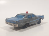 Vintage Majorette Plymouth Fury Police Blue 1/70 Scale Die Cast Toy Car Vehicle Made in France