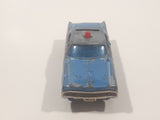 Vintage Majorette Plymouth Fury Police Blue 1/70 Scale Die Cast Toy Car Vehicle Made in France