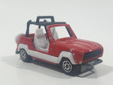 Vintage Majorette No. 252 JP4 Red 1:47 Scale Die Cast Toy Car Vehicle Made in France