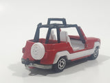 Vintage Majorette No. 252 JP4 Red 1:47 Scale Die Cast Toy Car Vehicle Made in France