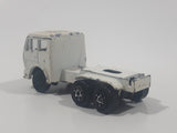 Vintage Majorette Mercedes Semi Tractor Truck White 1:100 Scale Die Cast Toy Car Vehicle Made in France