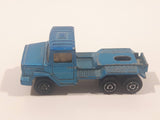 Vintage Majorette Magirus Blue Semi Tractor Truck 1:100 Scale Die Cast Toy Car Trucking Rig Vehicle Made in France
